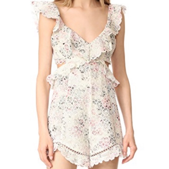 Zimmermann Jasper Honeycomb Romper - Picture 3 of 5